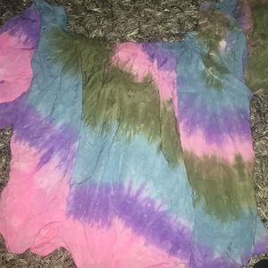 Flowy tie dye top